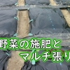 ナスや生姜、枝豆などの栽培：有機肥料で土作り（牛糞堆肥や鶏糞、油かすを使用）