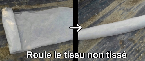 Roule le tissu non tissé