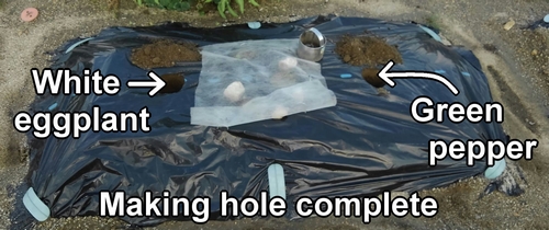 Making hole complete