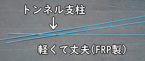 トンネル用の支柱（ダンポール）