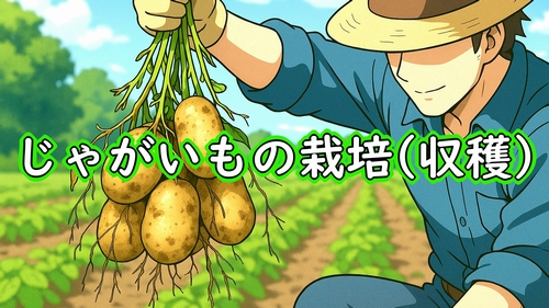 じゃがいもの収穫(春植えの馬鈴薯・ジャガイモが収穫時期になりました)